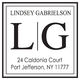 Modern Initials with Name Self Inking Stamper Image 2 of 2